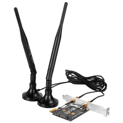 ANTENNA WIFI WIRELESS OMNIDIREZIONALE 28dBi ATTACCO RP-SMA 2.4GHz BASE  MAGNETICA