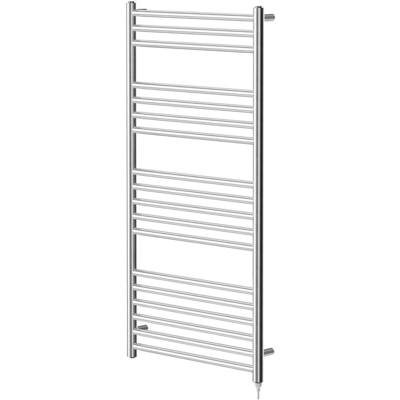 Silves Stainless Steel 1200mm x 600mm Electric Heated Towel Rail - Wholesale Domestic