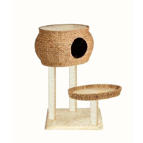 Silvio Design Katzenhaus Cestino beige, ca. 60x50x101 cm