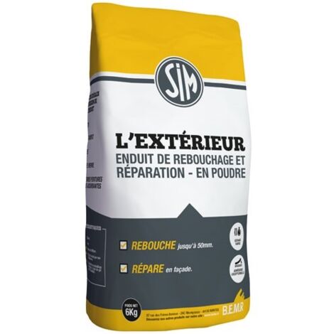 SIM - Enduit Sim extérieur 6 kg