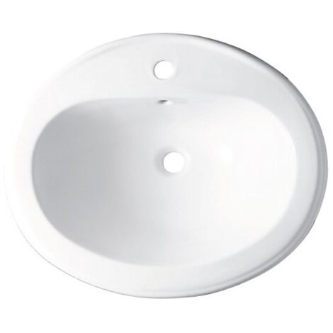 Simas - Lavabo da incasso Sopra Piano Monia Bianco