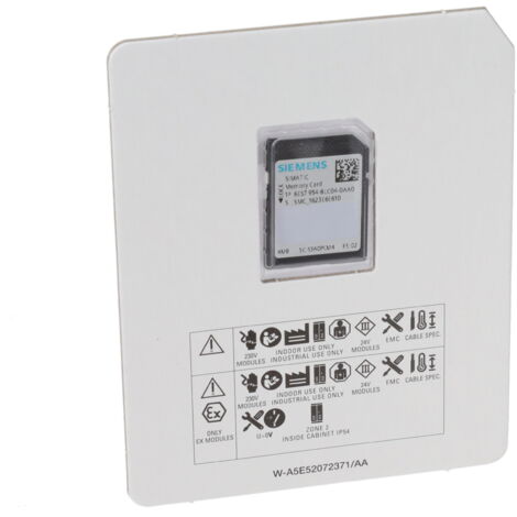 Simatic S7, Schede Di Memoria Per Cpu S7-1X 00/Sinamics, 3, 3V Flash, 4 Mb