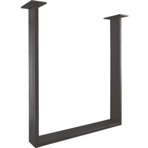 SIMAUSROM Tischkufe Regular Stahl schwarz lackiert