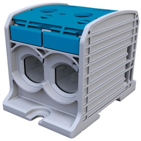 SIMBLOCK STB 185-2 Gewindeschienenverbinder - Al/Cu, 87820, blau
