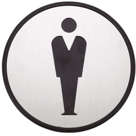 Símbolo baño adhesivo hombre Ø97mm GSC 003301396