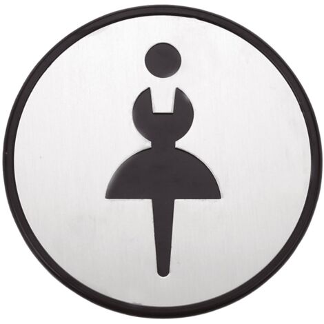 Símbolo baño adhesivo mujer Ø97mm GSC 003301397