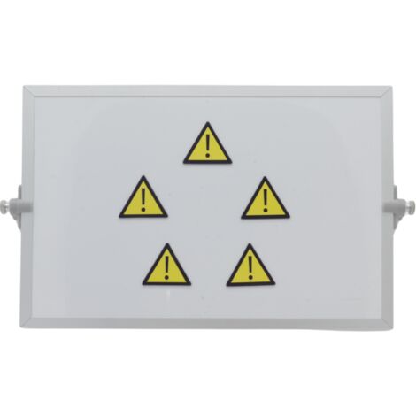 Simbolo magnetico Attenzione 3,5x4 cm giallo