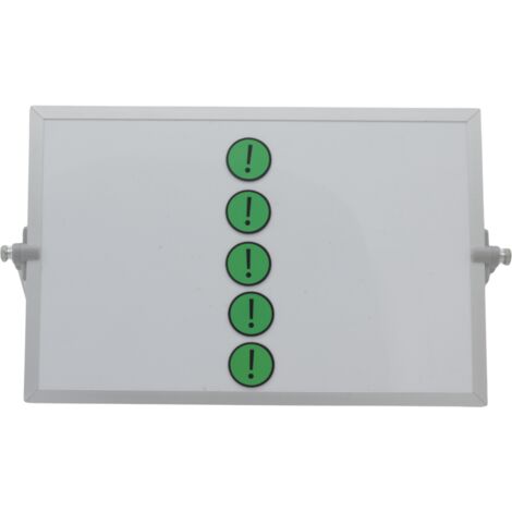 Simbolo magnetico Punto esclamativo 3x3 cm verde