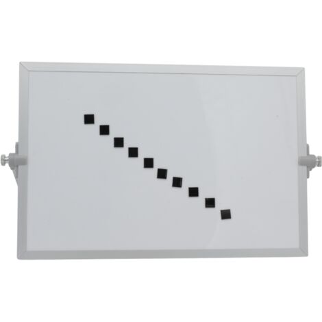 Simbolo magnetico quadrato 1x1 cm nero