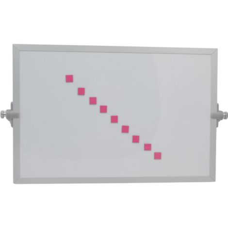 Simbolo magnetico quadrato 1x1 cm rosa