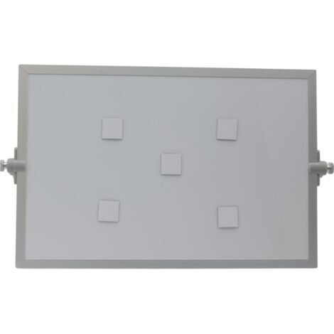 Simbolo magnetico quadrato 2x2 cm bianco