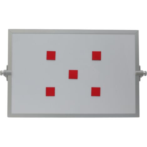 Simbolo magnetico Quadrato 2x2 cm rosso
