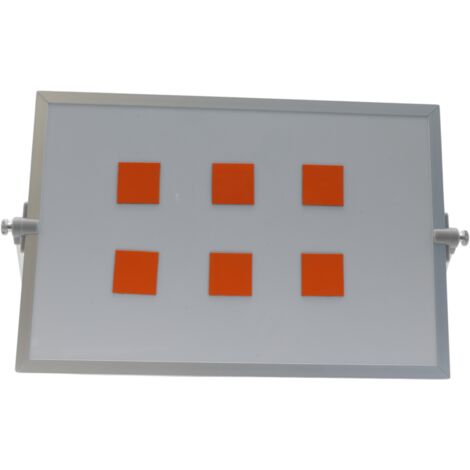 Simbolo magnetico quadrato 3x3 cm arancione