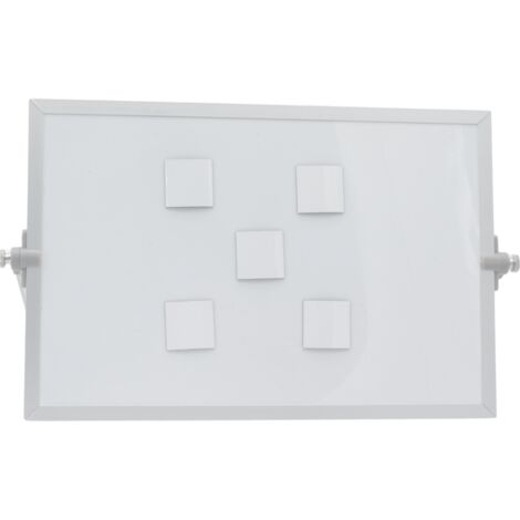 Simbolo magnetico quadrato 3x3 cm bianco