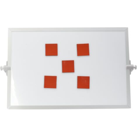 Simbolo magnetico quadrato 3x3 cm marrone