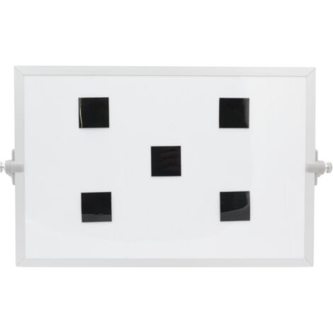 Simbolo magnetico quadrato 3x3 cm nero