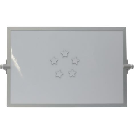 Simbolo magnetico Stella 2x2 cm bianco
