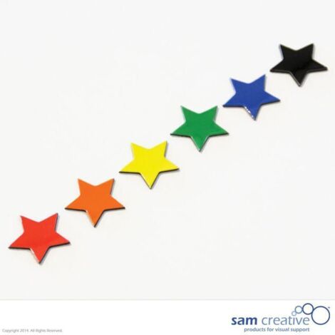 Simbolo magnetico Stella 2x2 cm misto