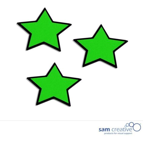 Simbolo magnetico Stella 4x4 cm verde