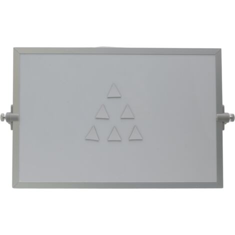 Simbolo magnetico Triangolo 2 cm bianco