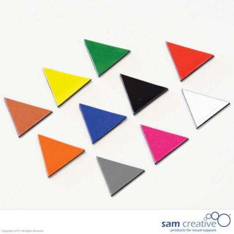 Simbolo magnetico Triangolo 2 cm giallo
