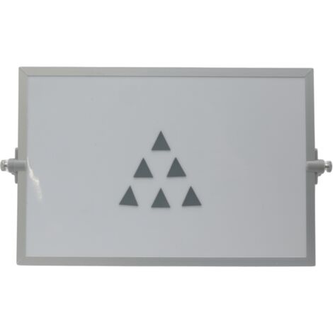 Simbolo magnetico Triangolo 2 cm grigio