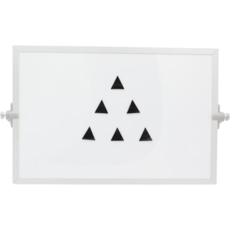 Simbolo magnetico Triangolo 2 cm nero