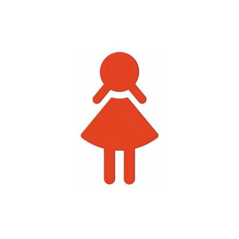 

Adhesivo mujer símbolo SERIE 801. Coral poliamida