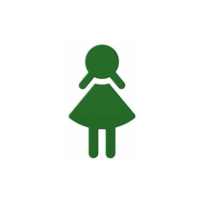 

Adhesivo mujer símbolo SERIE 801. Verde poliamida
