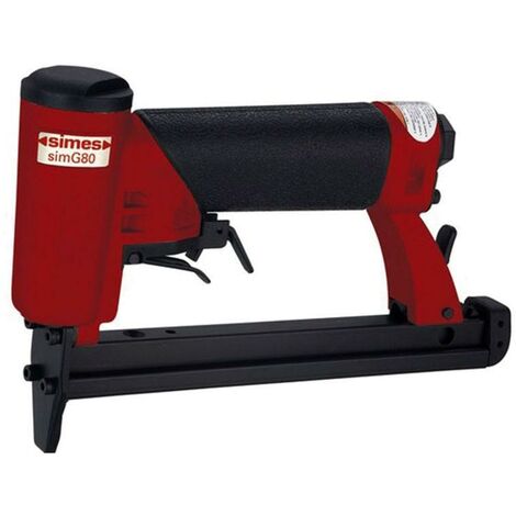 SIMES grapadora simes simg80 (grapa 80) q grapa 80 4-16mm , GRAPADORA GAMA ECONÓMICAModelo SIMG80Neumática.Presión: 4 a 7 ATM.Emplea grapa 80 de 4 a 16