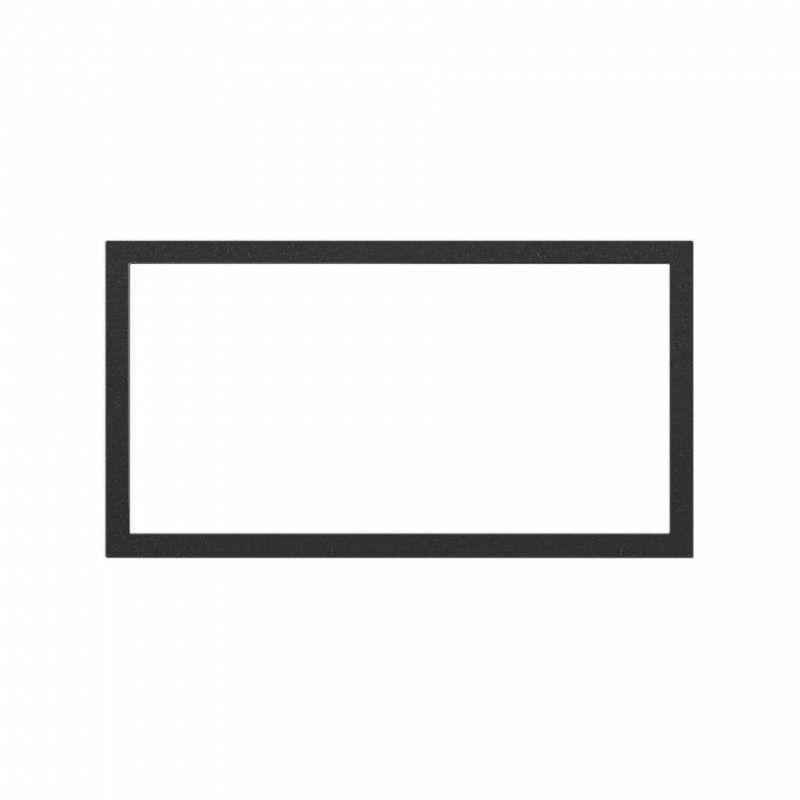 100 Cadre horizontal minimum de 2 éléments noir mat 10001620-238 - Simon