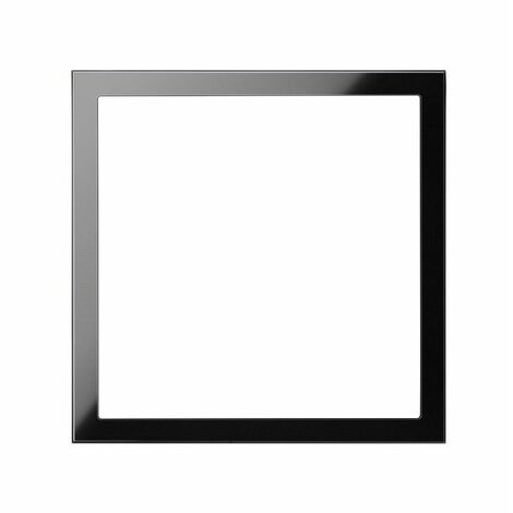 SIMON 100 - Marco 1 elemento negro brillo 10000610-138