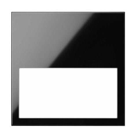 SIMON 100 - Marco mínimo 1 elemento negro brillo 10001610-138