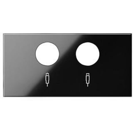 SIMON 100 - Tapa para toma R-TV+SAT blanco brillo 10000053-130