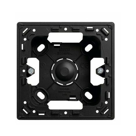 SIMON 270 Boîte de surface avec 1 élément noir mat 20000751-098