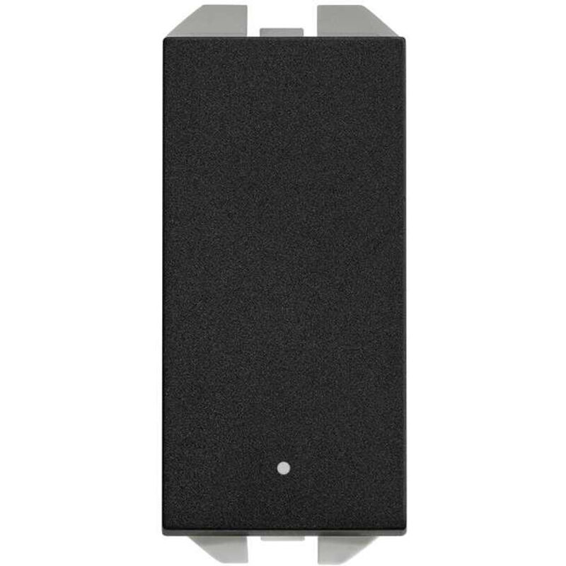 270 Bouton poussoir lumineux lumineux 10A étroit noir mat 20001161-098 - Simon