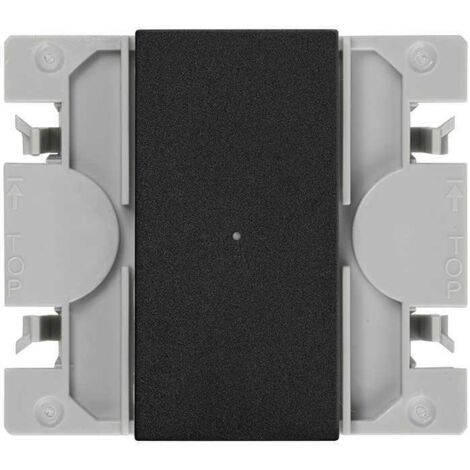 SIMON 270 Commutateur électronique iO à clé étroite noir mat 21001201-098