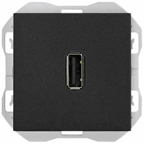 SIMON 270 Connecteur de données USB type A noir mat 20000090-098