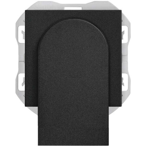 SIMON 270 Douille fibre optique double noir mat 20000546-098