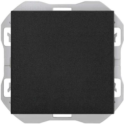 SIMON 270 Placa ciega negro mate 20000800-098