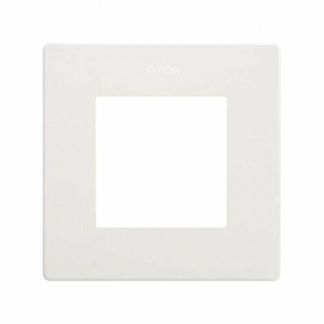 SIMON 270 Symbol ästhetischer Rahmen mit 1 weißen Element 27000610-090