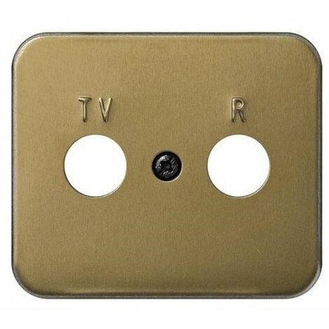 Tapa R-TV bronce SIMON 75053-36
