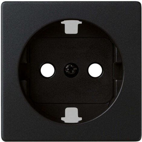 Simon 82 concept  Base de enchufe schuko 16A + tapa negro mate 8200432-098