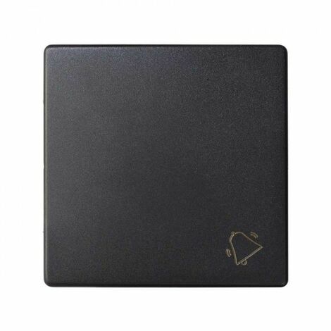 Simon 82 Concept  Clé à bouton-poussoir simple avec cloche noire mate SIMON 8200017-098