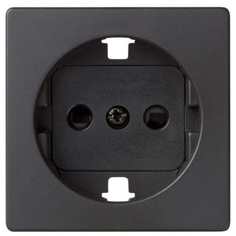 Simon 82 Concept | Coperchio base presa schuko nero opaco SIMON 8200041-098