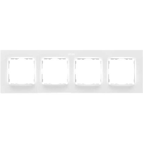 Simon 82 Concept | Cornice 4 elementi bianco opaco SIMON 8200647-090