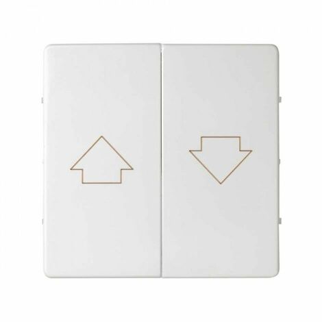 Simon 82 Concept  Doppia chiave ad incastro persiane bianco opaco SIMON 8200028-090