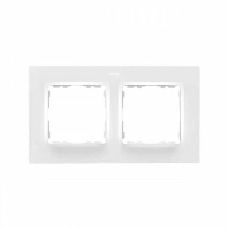 Simon 82 Concept  Marco 2 elementos blanco mate SIMON 8200627-090