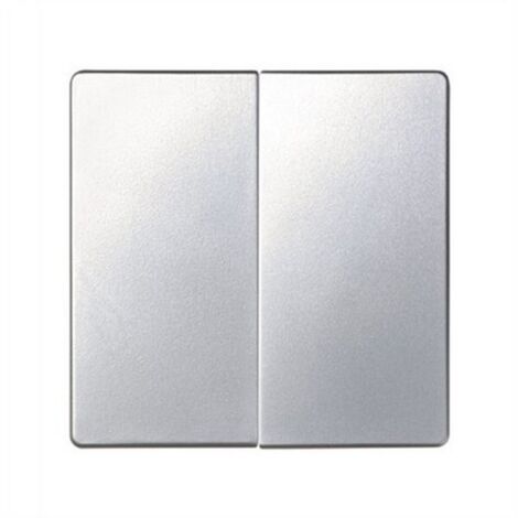 Simon 82026-33 – Doppelschlüssel, mattes Aluminium