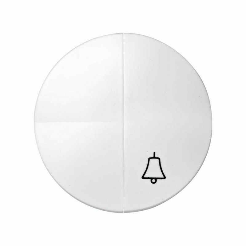 

88 | Tecla para 1 int. + 1 puls. campana BLANCO 88027-30 - Simon